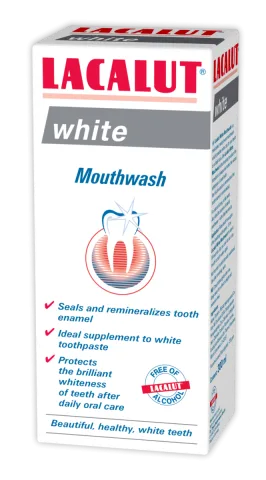 Apa de gura White Antiplaque, 300ml, Lacalut