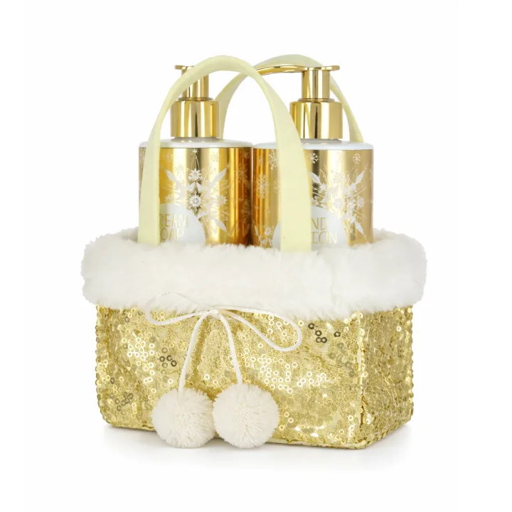 Set Golden Glitters X-Mas Sapun lichid 250ml + Lotiune de maini 250ml, Vivian Gray
