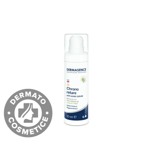 Ser intensiv anti-aging pentru regenerarea tenului matur Chrono Retare 50+, 30ml, Dermasence
