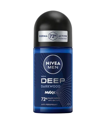 Deodorant roll-on pentru barbati Deep Esspresso, 50ml, Nivea