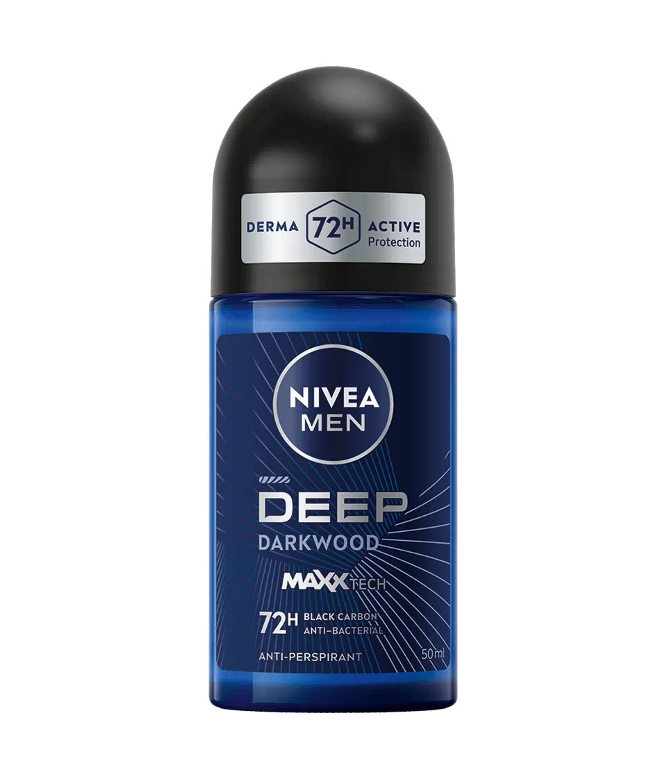 Deodorant roll-on pentru barbati Deep Esspresso, 50ml, Nivea