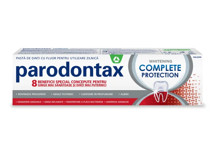 Pasta de dinti Complete Protection Whitening, 75ml, Parodontax