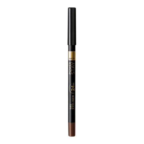 Creion gel pentru contur ochi Power Stay 24h Chocolate Brown, 1.2g, Avon