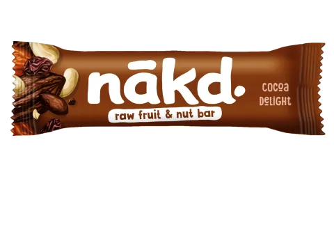 Baton cu cacao raw vegan, 35g, Nakd