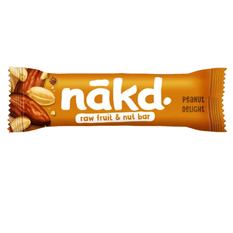 Baton cu arahide raw vegan, 35g, Nakd