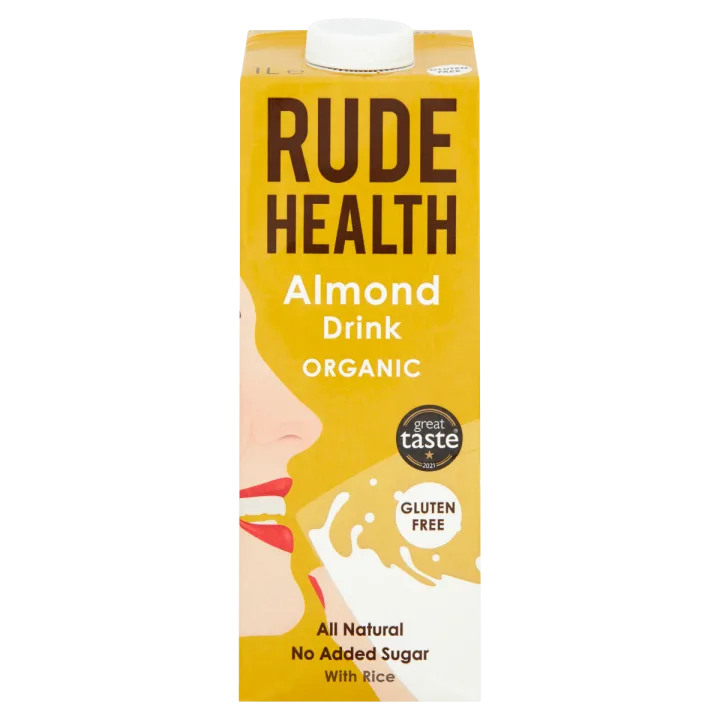 Bautura vegetala din migdale Bio, 1l, Rude Health