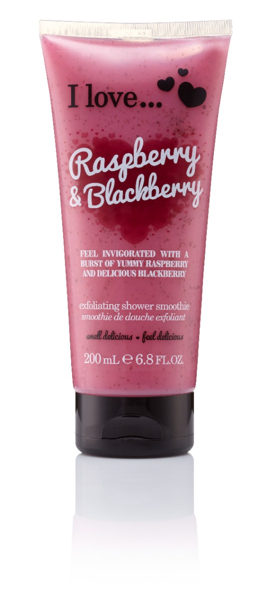 Scrub de corp Raspberry Blackberry, 200ml, I Love Cosmetics