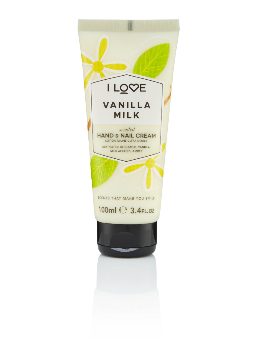 Crema de maini si unghii Vanilla Milk, 100ml, I Love Cosmetics