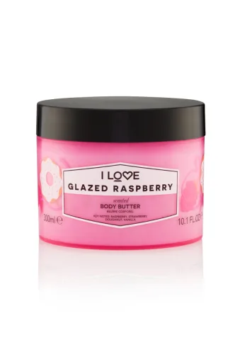 Unt de corp Glazed Raspberry Signature, 330ml, I Love Cosmetics