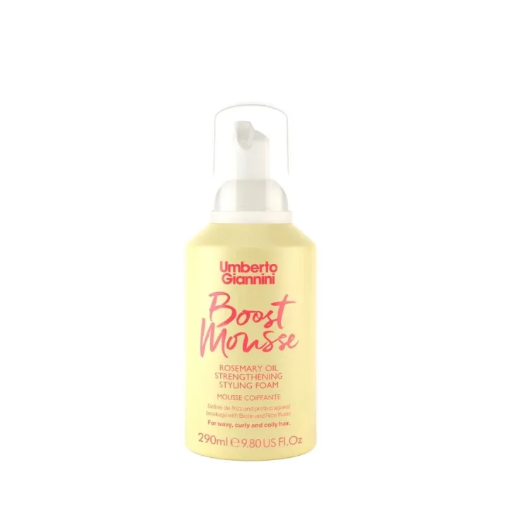 Spuma fortifianta cu ulei de Rozmarin pentru parul cret Strong Curl, 290ml, Umberto Giannini