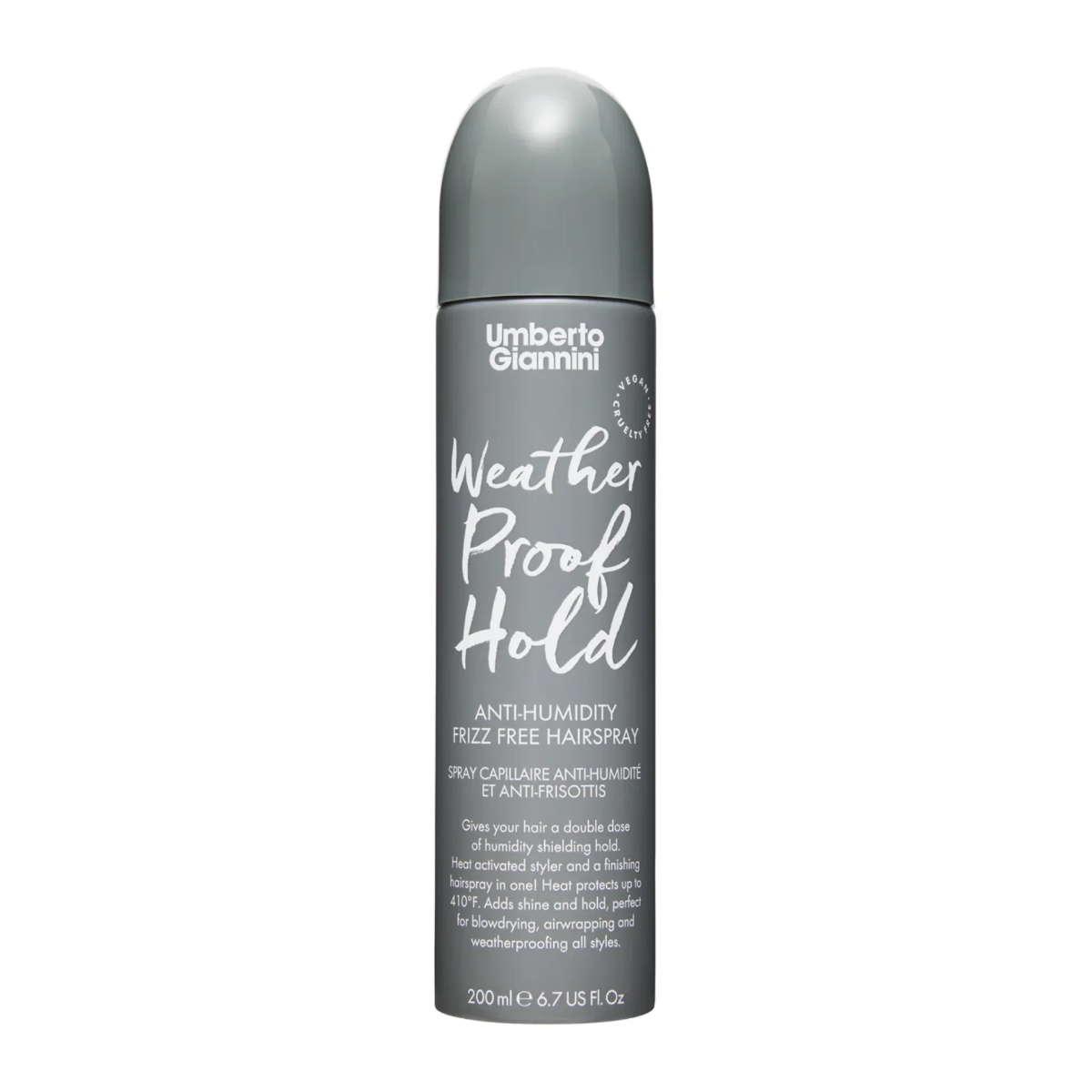 Fixativ rezistent la umiditate cu efect anti-static Weather Proof Hold, 200ml, Umberto Giannini