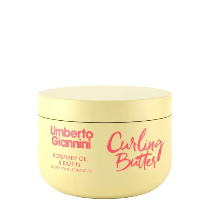 Unt pentru definirea buclelor cu ulei de Rozmarin si Biotina Strong Curls, 300ml, Umberto Giannini