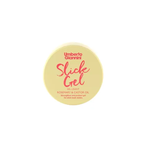 Gel pentru netezirea parului cu ulei de Rozmarin si Ricin Slick Gel Strong Curls, 50ml, Umberto Giannini