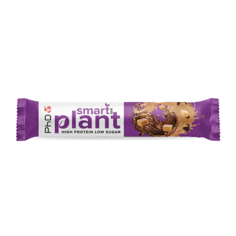 Baton proteic vegetal Vanilla Fudge Smart Bar, 64g, PhD
