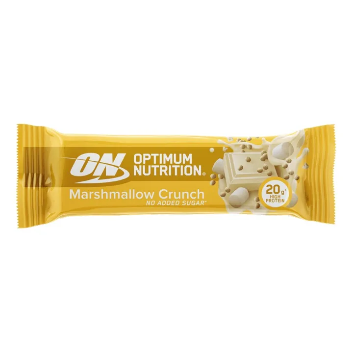 Baton proteic On Marshmallow Crunch, 65g, Optimum Nutrition