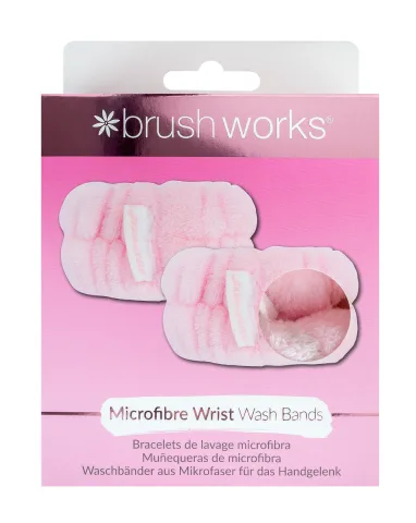 Bratari din microfibre pentru spalarea fetei, 2 bucati, Brushworks