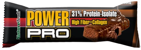 Baton energizant cu crema de ciocolata Power Pro, 80g, Nature Tech
