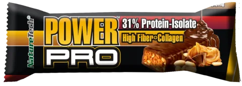 Baton energizant cu unt de arahide Power Pro, 80g, Nature Tech