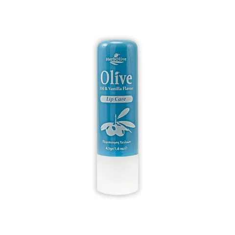 Balsam de buze cu ulei de masline si aroma de vanilie, 4.5g, Herbolive
