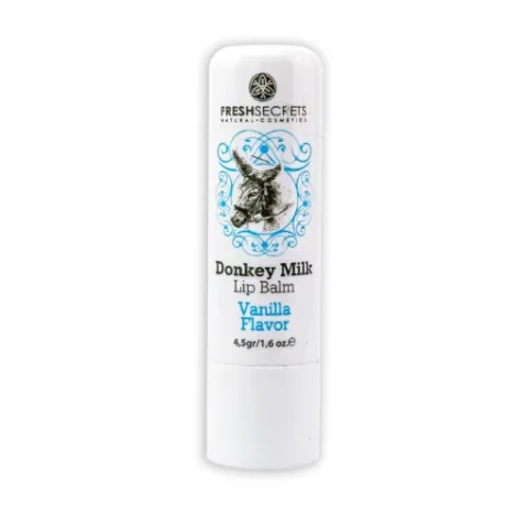 Balsam de buze cu lapte de magarita si vanilie, 4.5g, Fresh Secrets