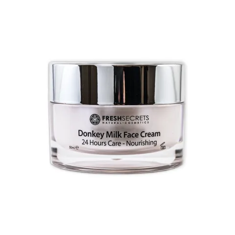 Crema de fata hranitoare 24h cu lapte de magarita, 50ml, Fresh Secrets