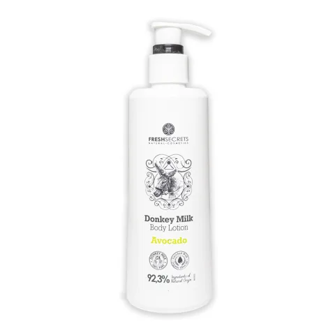 Lotiune de corp cu lapte de magarita si ulei de avocado, 200ml, Fresh Secrets