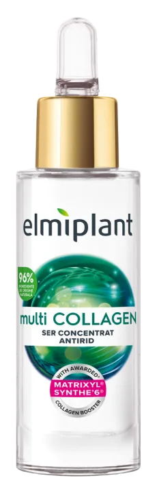 Serum antirid pentru fata multiCollagen, 30ml, Elmiplant