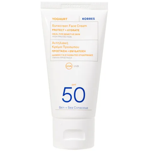 Crema de fata Yoghurt Sun SPF50, 50ml, Korres