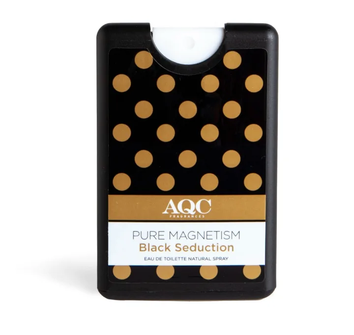 Apa de toaleta de buzunar Pure Magnetism Black Seduction, 20ml, AQC Fragrances
