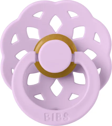 Suzeta din latex cu tetina rotunda 0 luni+ Boheme Violet Sky, 1 bucata, Bibs