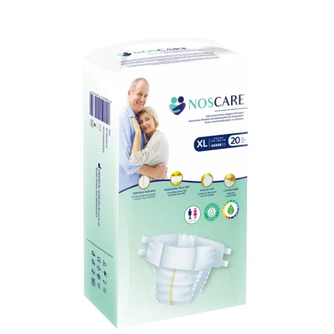 Scutece pentru incontinenta cu aripioare Marimea XL, 20 bucati, Noscare