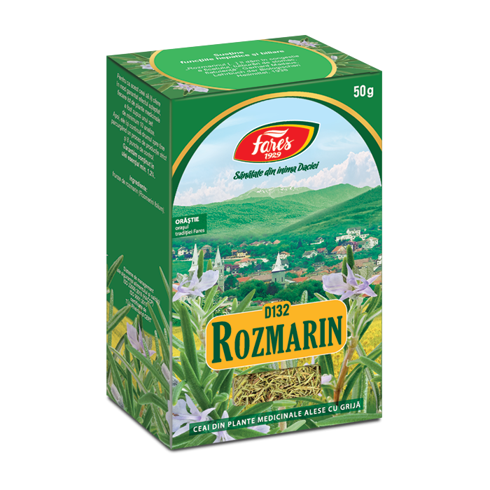 Ceai frunze de rozmarin, 50g, Fares