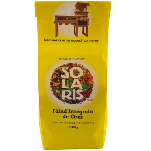 Faina integrala de orez, 500g, Solaris