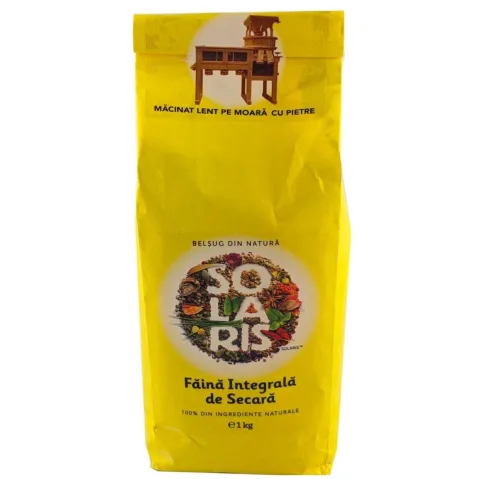 Faina integrala din secara, 1kg, Solaris
