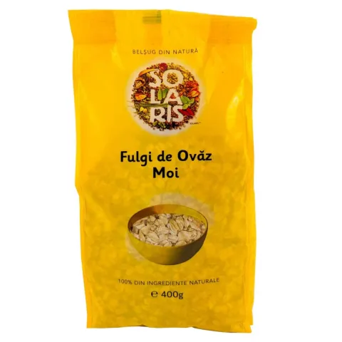 Fulgi de ovaz moi, 400g, Solaris