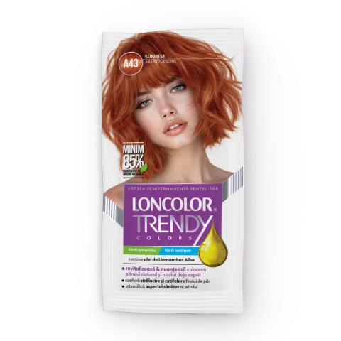 Vopsea de par semi-permanenta Trendy Colors A43, 50ml, Loncolor
