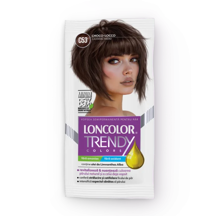 Vopsea de par semi-permanenta Trendy Colors C53, 50ml, Loncolor