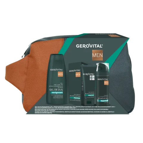 Set de ingrijire cu borseta Men, Gerovital