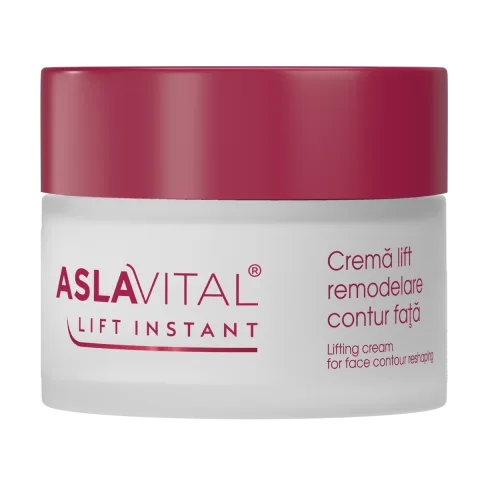 Crema lift pentru remodelare contur fata Lift Instant, 50ml, AslaVital
