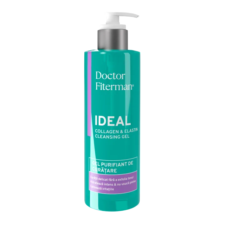 Gel purifiant de curatare Ideal Collagen si Elastina, 250ml, Doctor Fiterman