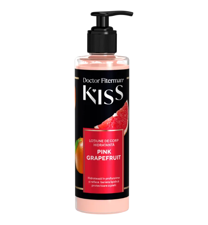 Lotiune de corp Pink Grapefruit Kiss, 250ml, Doctor Fiterman