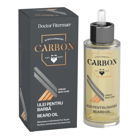 Ulei pentru barba Carbon, 30ml, Doctor Fiterman
