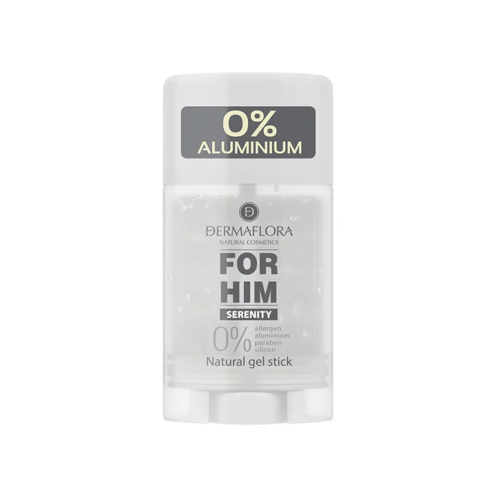 Deodorant stick gel pentru barbati 0% aluminiu Serenity, 50ml, Dermaflora