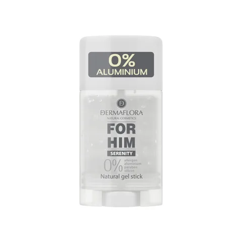 Deodorant stick gel pentru barbati 0% aluminiu Serenity, 50ml, Dermaflora