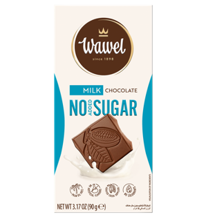 Ciocolata cu lapte fara zahar adaugat, 90g, Wawel