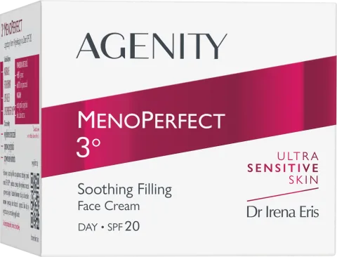 Crema de zi calmanta cu efect de umplere MenoPerfect 3 SPF20, 50ml, Agenity
