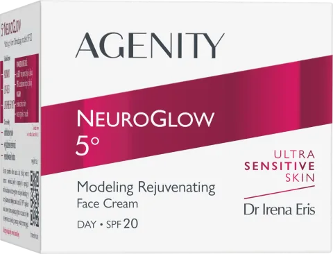 Crema de zi cu efect de rejuvenare si modelare NeuroGlow 5 SPF20, 50ml, Agenity