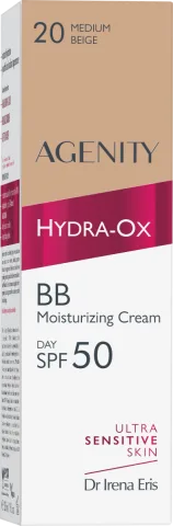 Crema BB Hydra-Ox SPF50 Medium Beige 20, 30ml, Agenity
