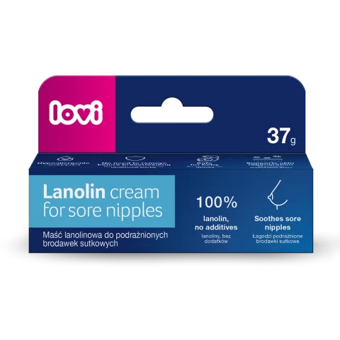 Crema cu lanolina pentru mamelon 14/001, 37g, LOVI