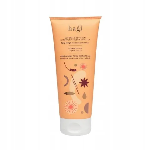 Balsam de corp cu efect de regenerare Spicy Orange, 200ml, Hagi